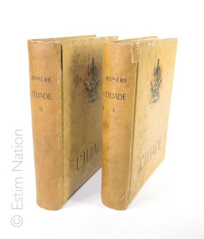 HOMERE ''L'Iliade'', Paris, Union latine d'édition, 1943, traduction nouvelle de...