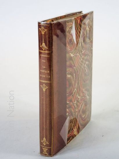Autographe ''La préface d’une vie. '', Wladimir d’Ormesson, librairie Ollendorf 1922,...