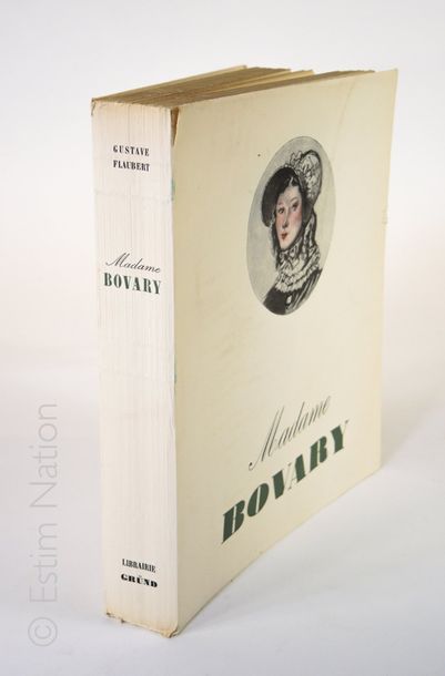 FLAUBERT ''Madame Bovary'', Paris, Gründ, 1941, petit in-4, broché, 402 pages, illustrations...
