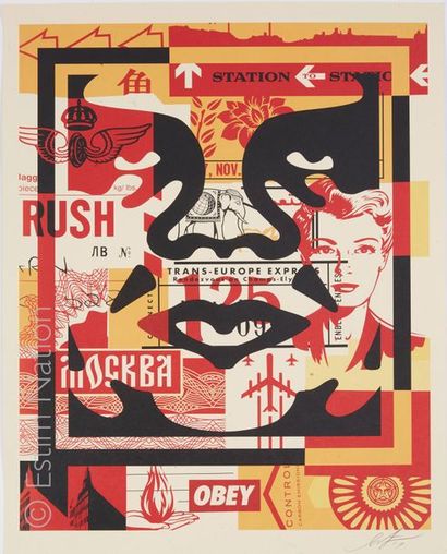 OBEY (Shepard Fairey dit) (né en 1970) "Triptyque OBEY"

Trois sérigraphies en couleurs...