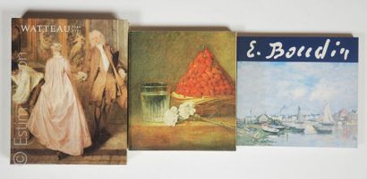 CATALOGUES D'EXPOSITIONS Lot de 3 catalogues d'expositions comprenant : 

- "Chardin",...