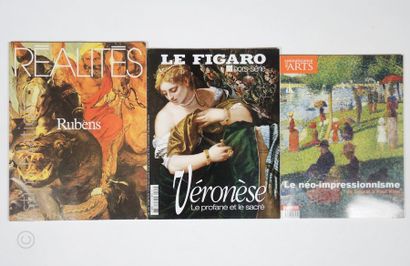REVUES D'ART DIVERSES Lot de 13 revues d'art diverses comprenant : 

- "Rubens",...