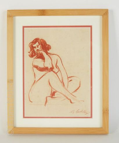 André Eugène COSTILHES (1865-1940) "Nu féminin assis"

Dessin à la sanguine sur papier...