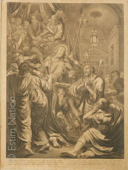 Grégoire HURET (1606 - 1670) Le Théâtre de la Passion de Notre Seigneur Jésus-Christ....