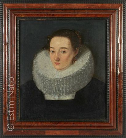 ECOLE HOLLANDAISE 17e SIECLE "Portrait de femme à la collerette"


Huile sur toile


Dimensions...
