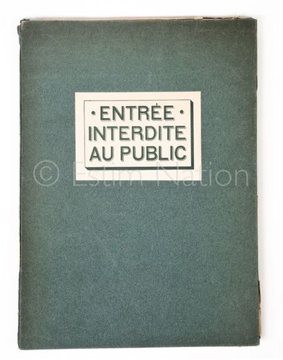 ANONYME ANONYME


Portfolio : Interdit au public - Ed. par le libraire Paul Cotinaud...