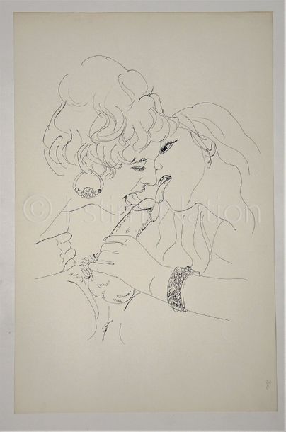 ANONYME ANONYME


Dessin original représentant deux jeunes femmes s'amusant avec...