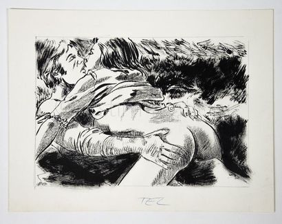 ANONYME (HODGES James) ANONYME (HODGES James)


Dessin original représentant un couple...