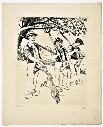 ANONYME ANONYME


Gravure représentant une scène de sexe champêtre entre trois messieurs...