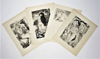 ANONYME ANONYME


Ensemble de 4 reproductions de belles gravures pour un livre érotique...