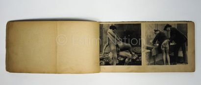 EROTICA - CURIOSA - PHOTOGRAPHIES Album d'un amateur regroupant 20 pages et 40 photos...