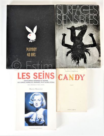 EROTICA - LOT DE LIVRES Lot de 4 ouvrages: 


- SOUTHERN et HOFFENBERG "Candy", Ed....