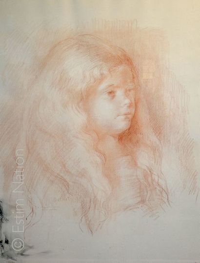 BECHET (XXe) "Portrait de jeune fille"


Dessin à la sanguine


Dim. 62 x 49 cm,...