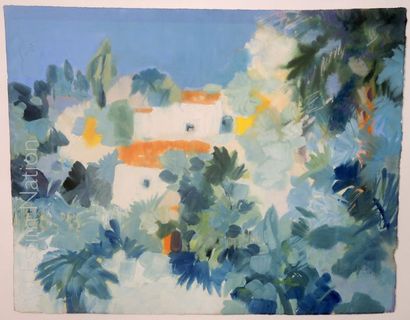 Ecole Moderne "Paysage en Provence"


Technique mixte sur papier fort, traces de...