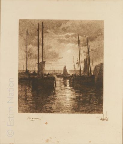 Deux gravures "Clair de lune à Quiberon" par M. Humblot 


Dim 50x42cm, marges incluses





"Forum...