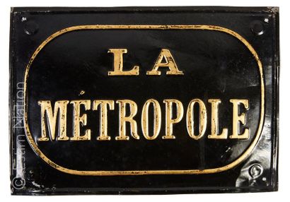 TOLE EMAILLEE "La Metropole"


Dim: 17.5 x 24.5 cm 


(en l'état)
