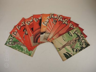 CARICATURE ''Fantasio'',lot de 11 revues,année 1936 (peu courant),bon état,