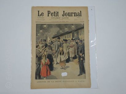 MADAGASCAR Petit Journal daté 16 juin 1901,concernant l'arrivée de la reine Ranavalo...