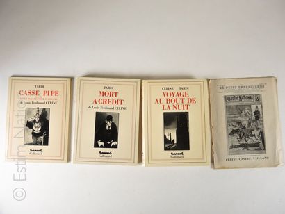 CELINE-TARDI Ensemble des trois volumes des textes de Céline illustrés par Tardi,chez...