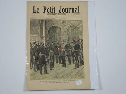 EGYPTE-LEGION D'HONNEUR Petit Journal daté 27 février 1892,''Remise du grand cordon...