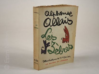 Alphonse ALLAIS ''Les zèbres'',Paris,les quatre jeudis,1954,in-8,broché,préface de...
