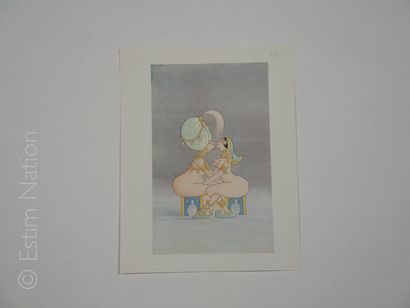 DUBOUT Réunion de 10 gravures en couleurs,format 21 x 27 cm,imprimé vers 1960-70,très...