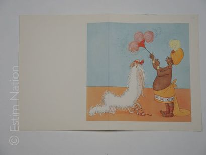 DUBOUT Réunion de 10 gravures en couleurs,format 21 x 27 cm,imprimé vers 1960-70,très...