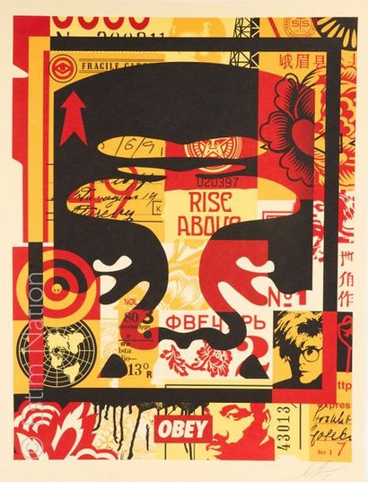OBEY (Shepard Fairey dit) (né en 1970) "Triptyque OBEY"


Trois sérigraphies en couleurs...