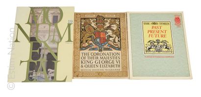 LIVRES Ensemble de livres: 


- "The coronation of their majesties King george VI...