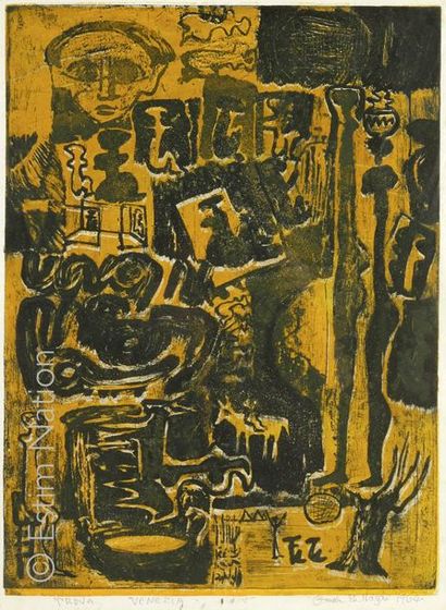 Omar EL NAGDI (né en 1931) "VENEZIA" 1964


Gravure en couleurs. Epreuve signée,...