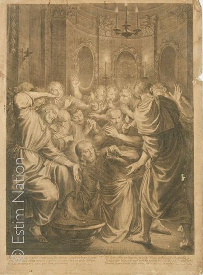 Grégoire HURET (1606 - 1670) Le Théâtre de la Passion de Notre Seigneur Jésus-Christ....