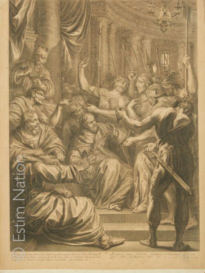 Grégoire HURET (1606 - 1670) Le Théâtre de la Passion de Notre Seigneur Jésus-Christ....