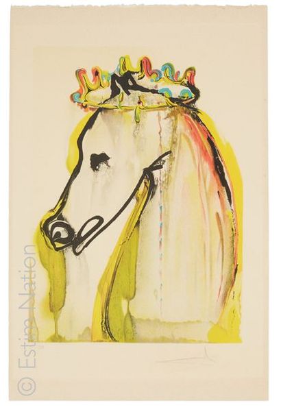 DALI Salvador (1904-1989) d'après "Caligula : Série des chevaux daliniens"


Lithographie...
