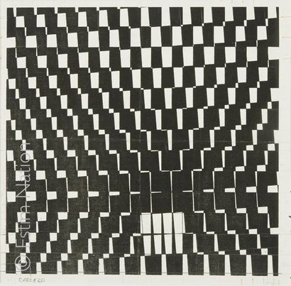 MARIANO CARRERA (NE EN 1934) Composition en noir et blanc


Encre et traits de crayon,...