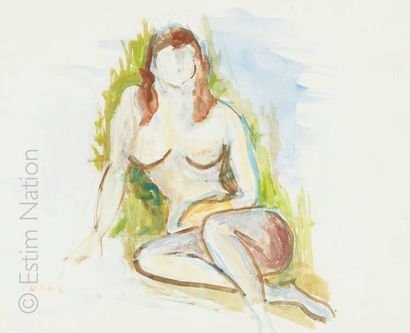 CORNU Pierre (1895-1996) "Nu féminin" 


Aquarelle sur papier signée en bas à gauche....