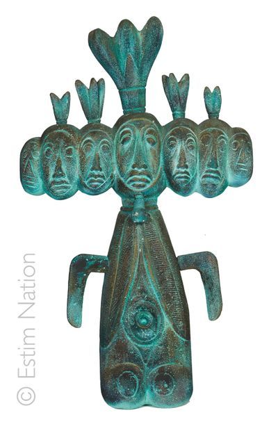 Roger CHOMEAUX (1907-1999) dit CHOMO "Totem à sept têtes"


Sculpture en siporex...