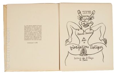 EROTICA - CURIOSA Divagations érotiques, illustré de douze dessins de Axe

Texte...