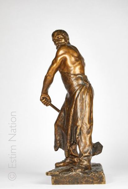 Henri LEVASSEUR Henri Louis LEVASSEUR (1853-1934)

Forgeron

Epreuve en bronze à...