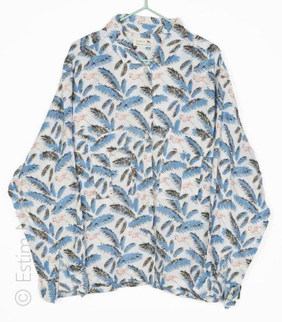 SŒUR, ABERCROMBIE & FITCH DEUX BLOUSES en coton, la première imprimée de flamands...