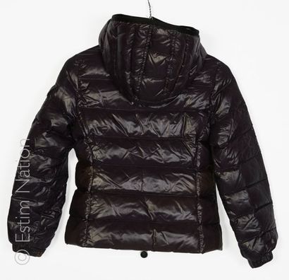 MONCLER DOUDOUNE à capuche amovible en polyamide matelassée anthracite irisé (T 8...