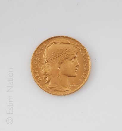 20 Francs or Pièce de 20 francs or Coq 1912. 


Poids: 6.39 g.