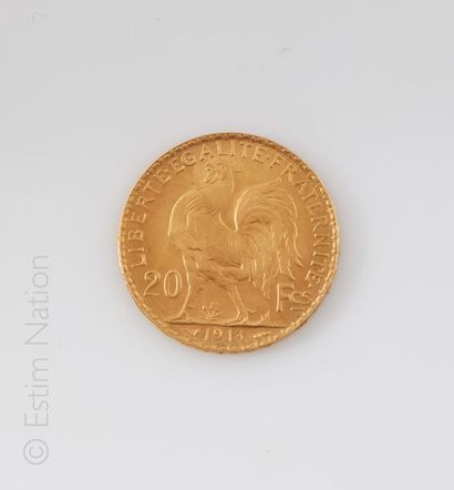 20 Francs or Pièce de 20 francs or Coq 1913. 


Poids: 6.39 g.