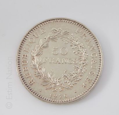 50 FRANCS ARGENT Pièce de 50 francs argent Hercule, 1976. 


Poids: 30,93 g.