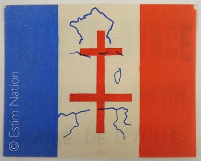 ALGERIE FRANCAISE Tract politique de 1958 distribué en Algérie,fomat 7 x 9 cm,au...