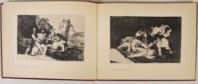PEINTURE ESPAGNOLE "Goya,les désastres de la guerre",Paris, Editions Cercle d'art,1955,in-8...