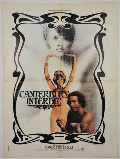 CANTERBURY INTERDIT Affiche de cinéma. Dimensions: 80 x 60 cm
(déchirure)