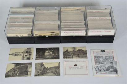 CARTES POSTALES & PHOTOGRAPHIES Important ensemble de reproductions de cartes postales...