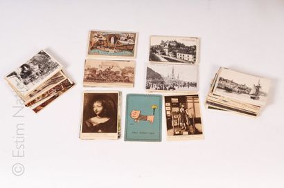 600 CARTES POSTALES Environ 600 cartes postales entre 1930 - 1960 : regionalisme,...