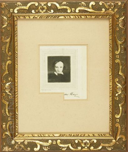 null Célestin NANTEUIL (1813-1873)
"Portrait de Victor Hugo, âgé de 30 ans"
Gravure...