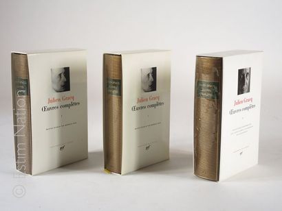 null LA PLEIADE JULIEN GRACQ - Oeuvres complètes 3 vol. Tome I 1989 (en double),...